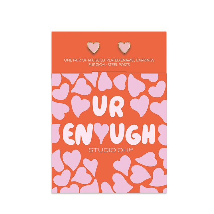 U R Enough Good Day Post Earrings
