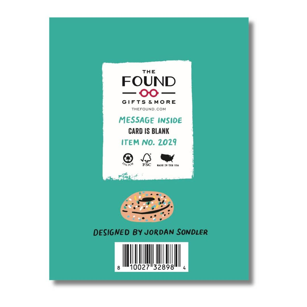 Dad You Are My Everything Bagel Father's Day Card