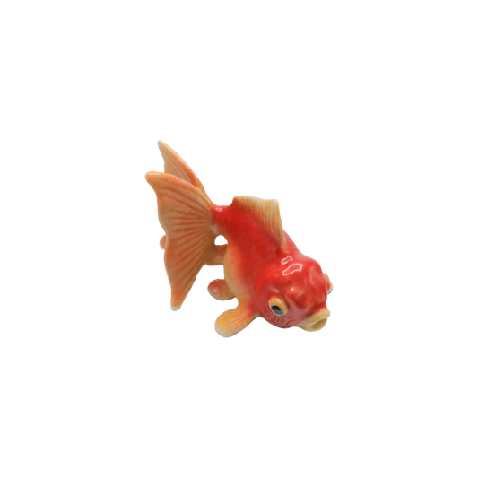 "Fancy" Fantail Goldfish Porcelain Miniature