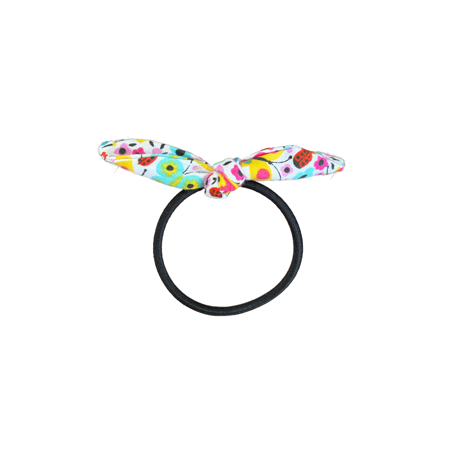 Spring Florals Handmade Bow Hair Tie