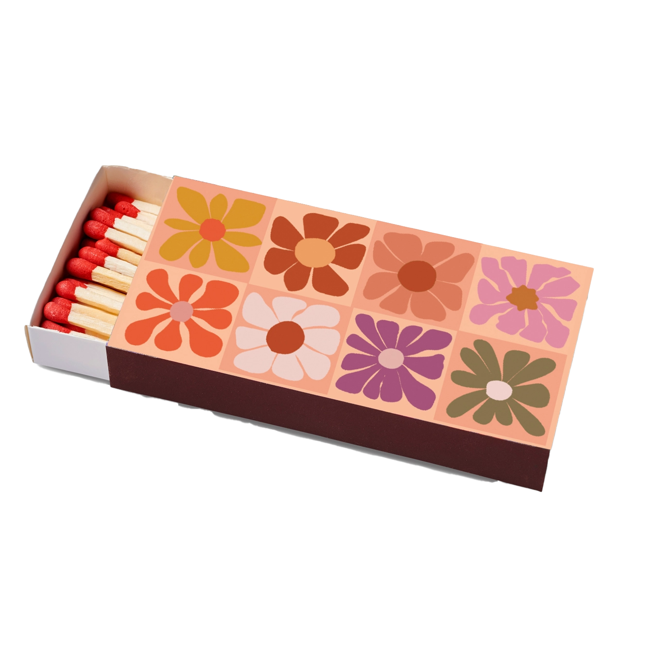 Hippie Flowers Match Box