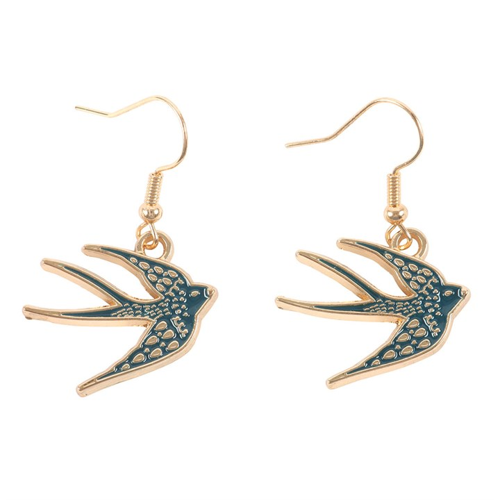 Spread Your Wings Bird Dangle Earrings