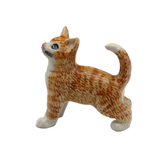 "Ginger" Orange Tiger Porcelain Miniature