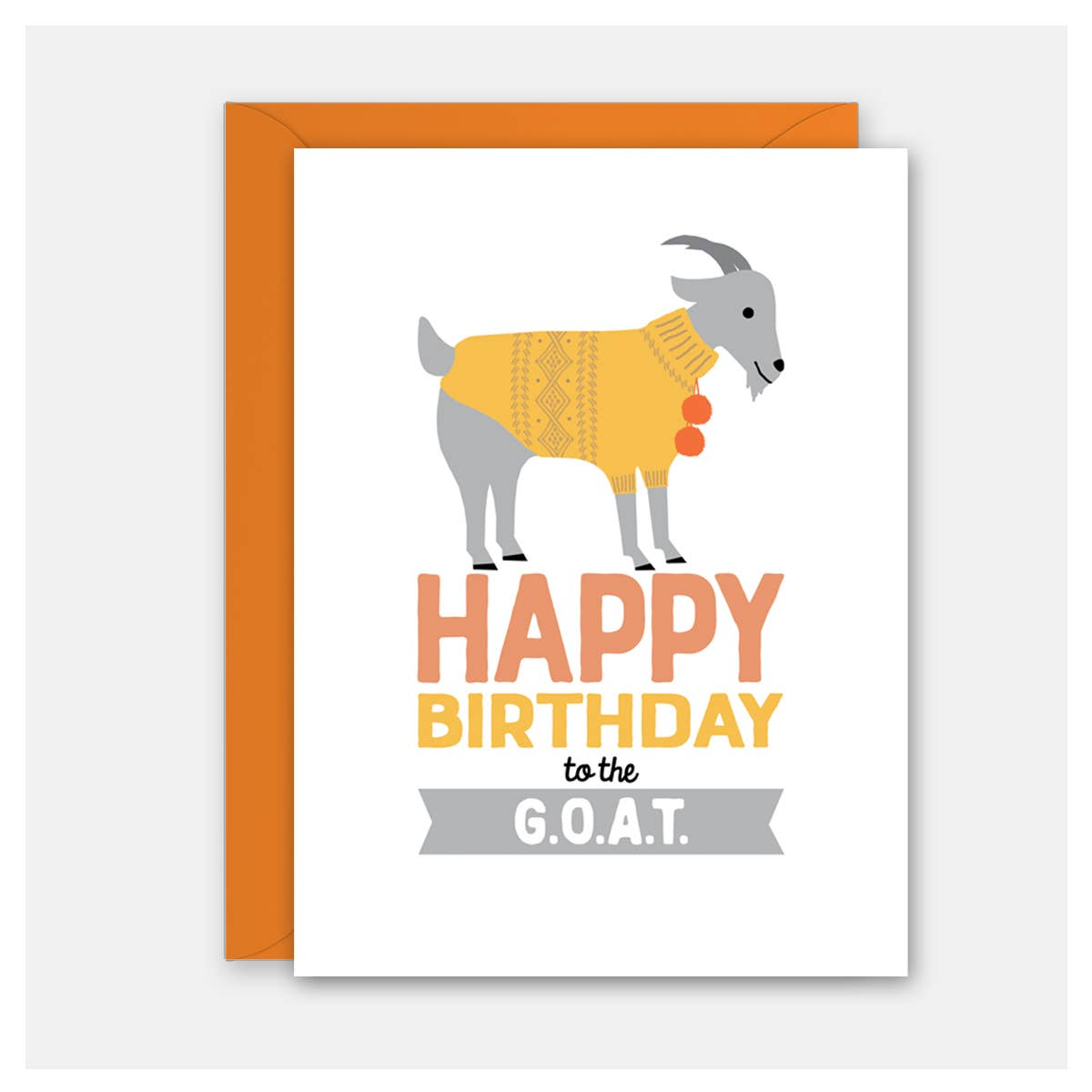 Goat Birthday Card