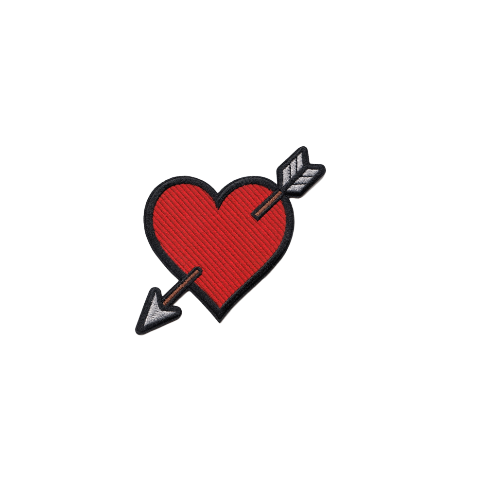 Heart Pierced By An Arrow Patch