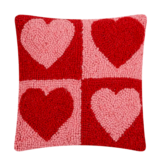 Heart Checker Hook Pillow