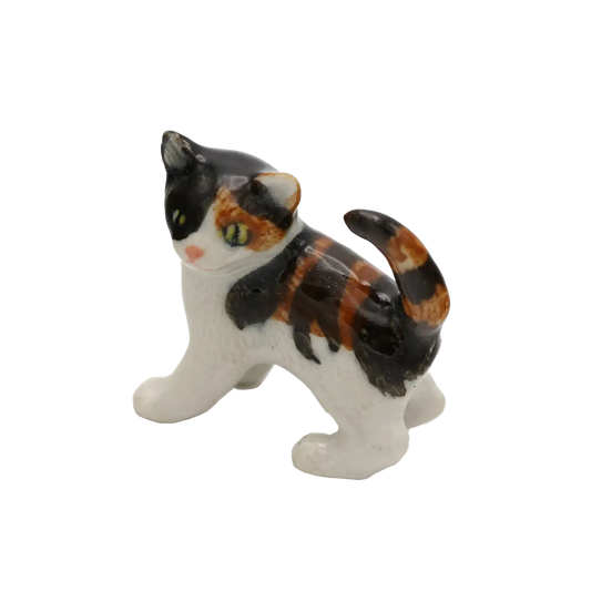 "Holly" Calico Kitten Porcelain Miniature