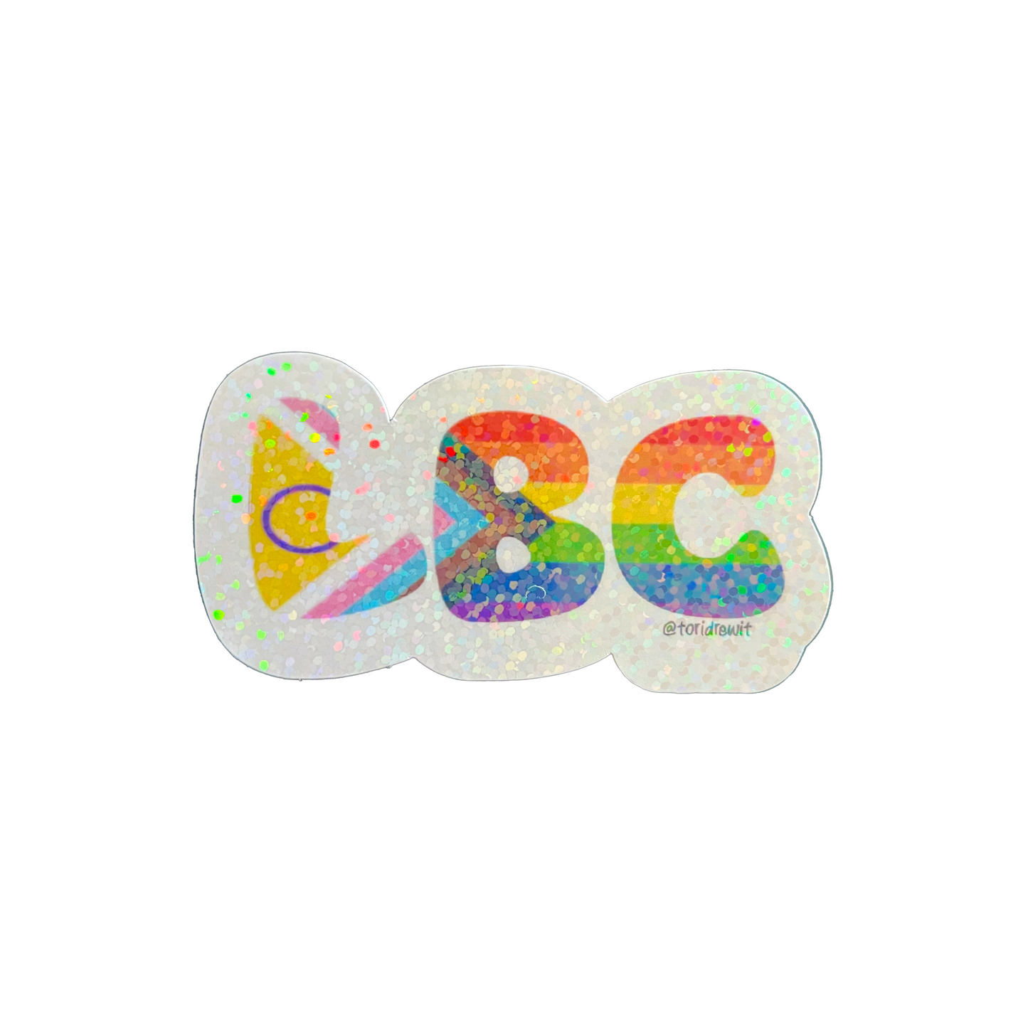 LBC Pride Holographic Sticker