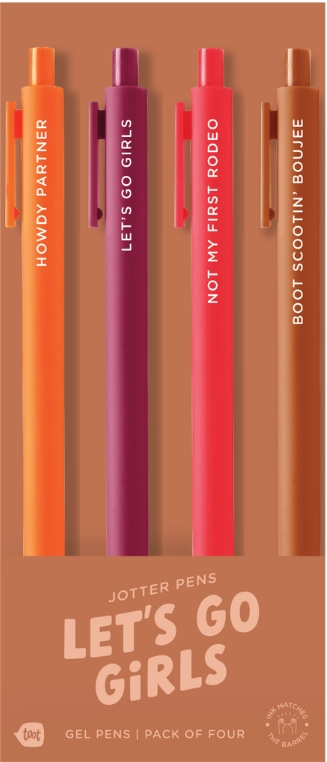 Let's Go Girls Pen Set