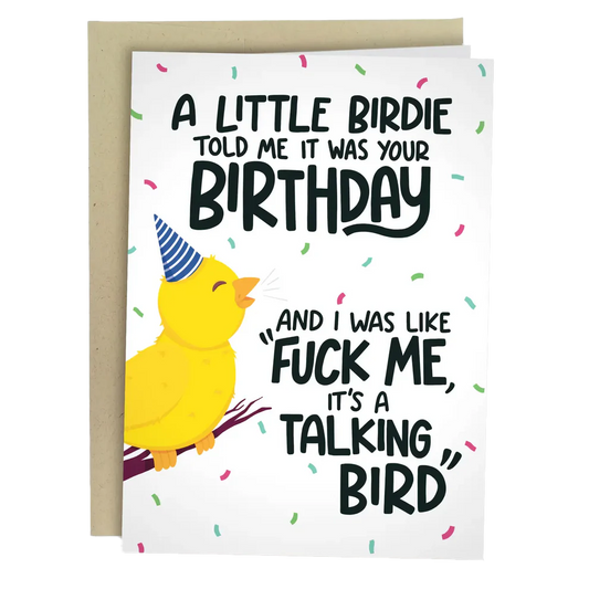 Little Birdie Birthday Card