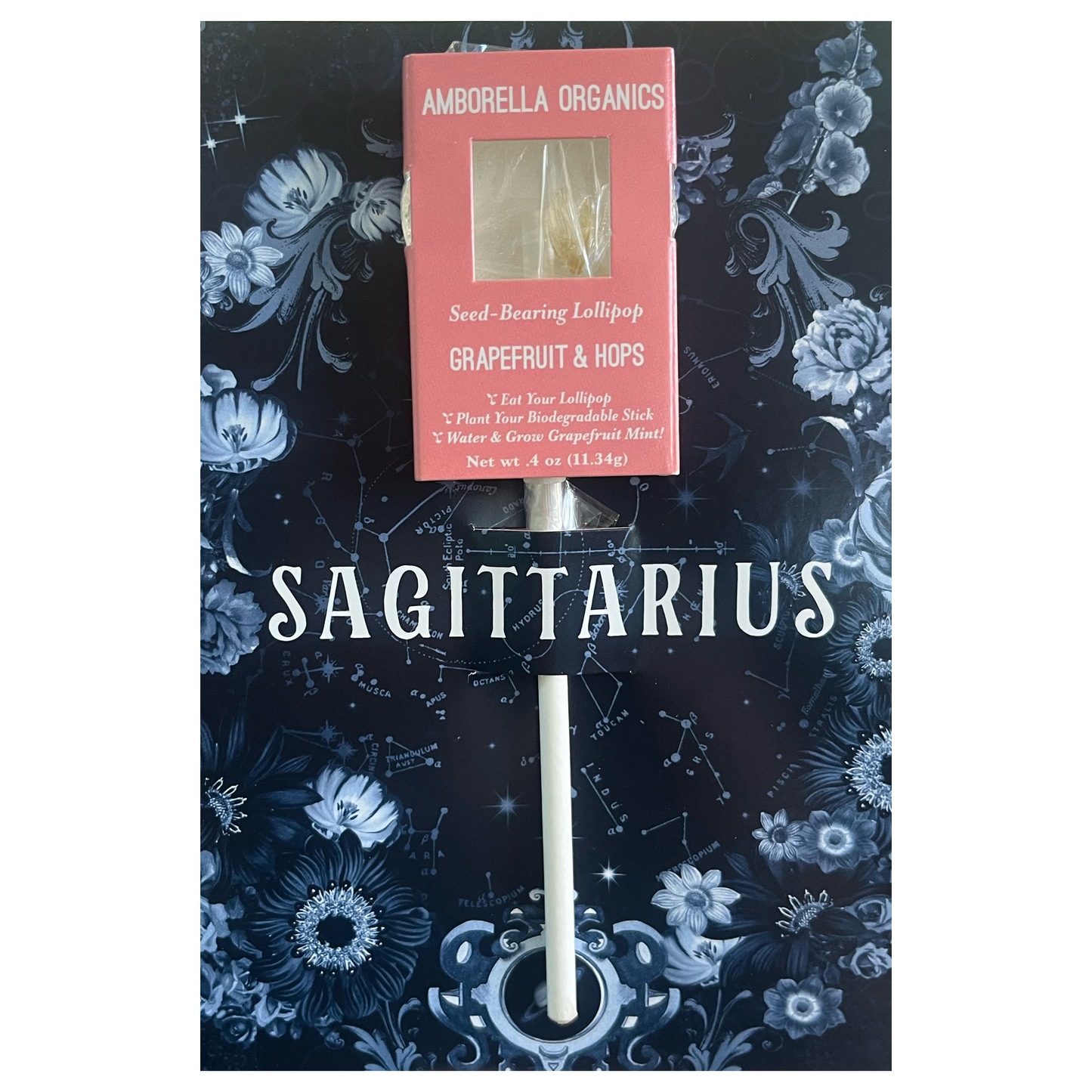 Astrology Cards with Seed-Bearing Lollipop