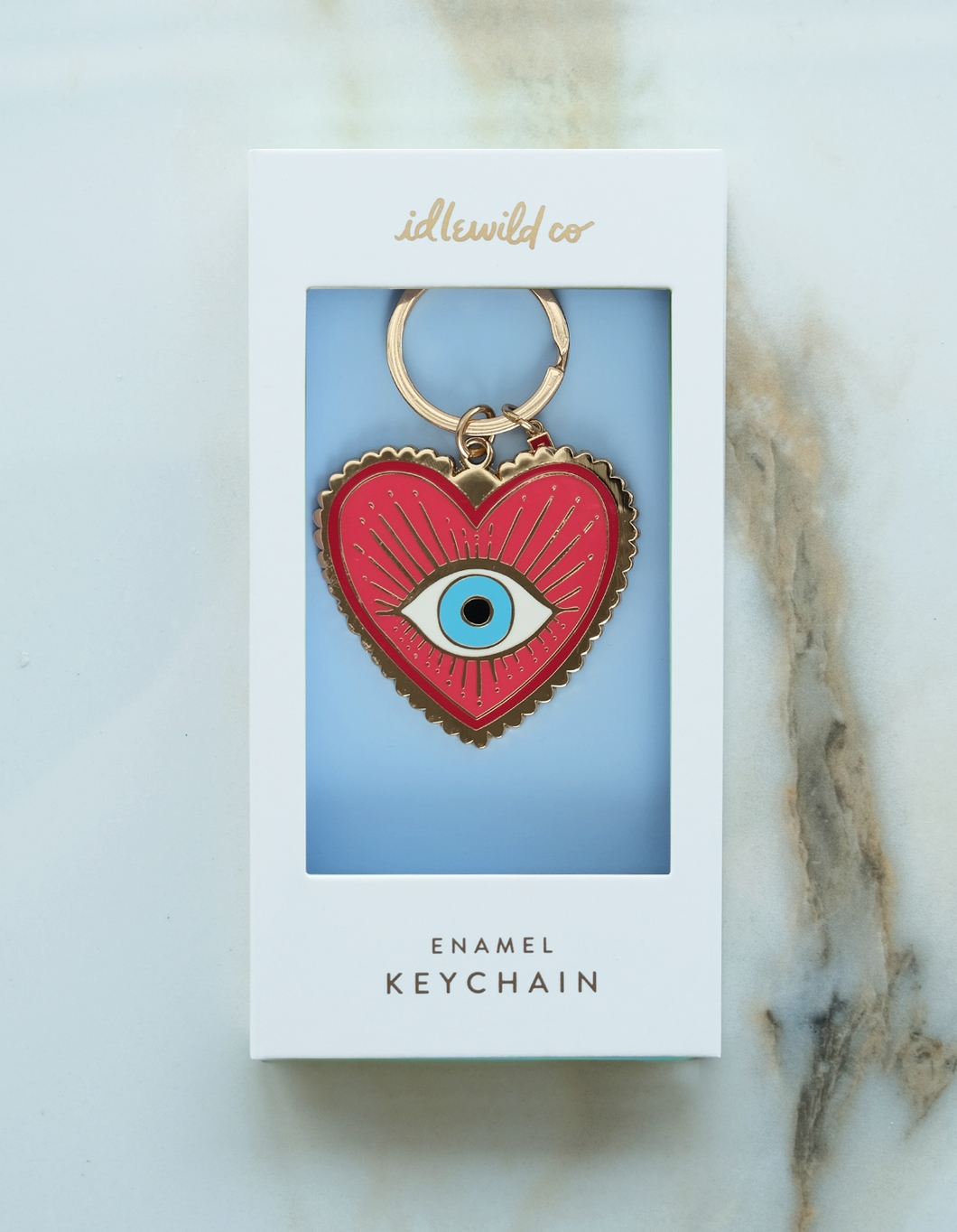 Minds Eye Heart Keychain