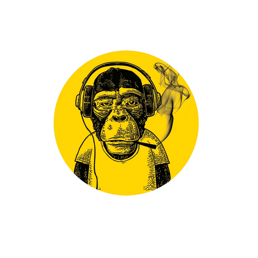 Chill Monkey Sticker
