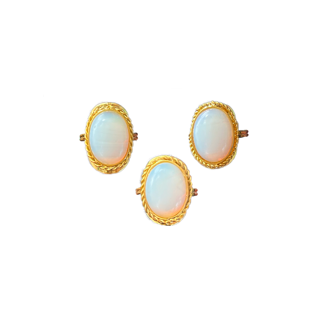 Moonstone Gold Dipped Ring
