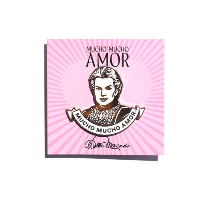 Walter Mercado Mucho Mucho Amor Enamel Pin
