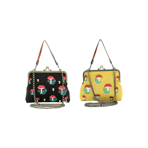 Mushroom Kisslock Purses