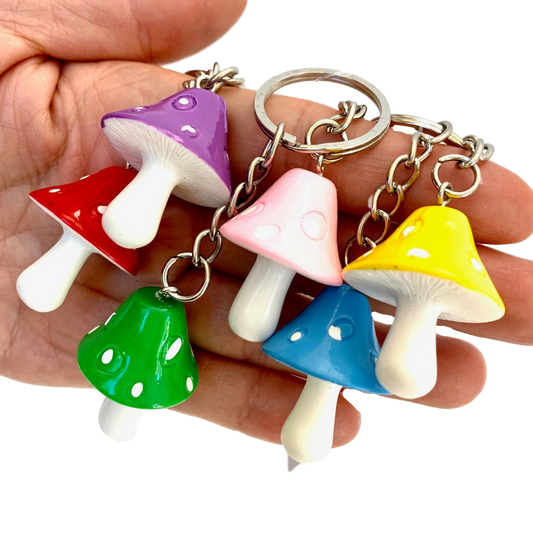 Mushroom Keychains