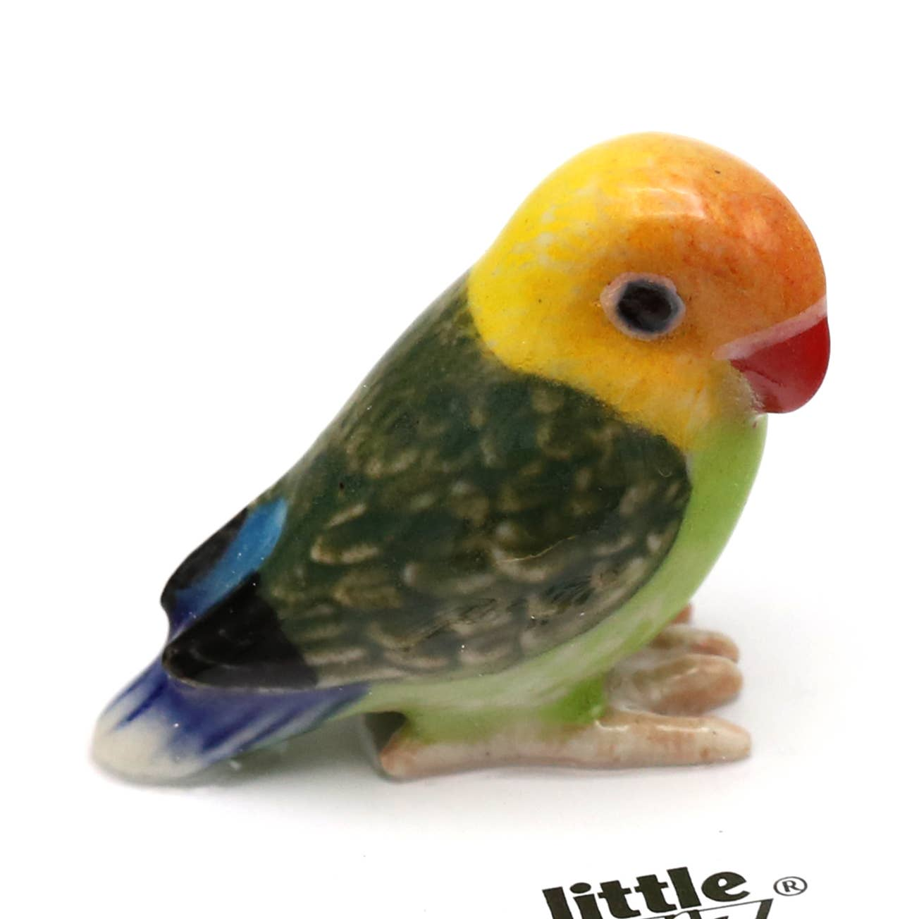 "Namibia" Lovebird Porcelain Miniature