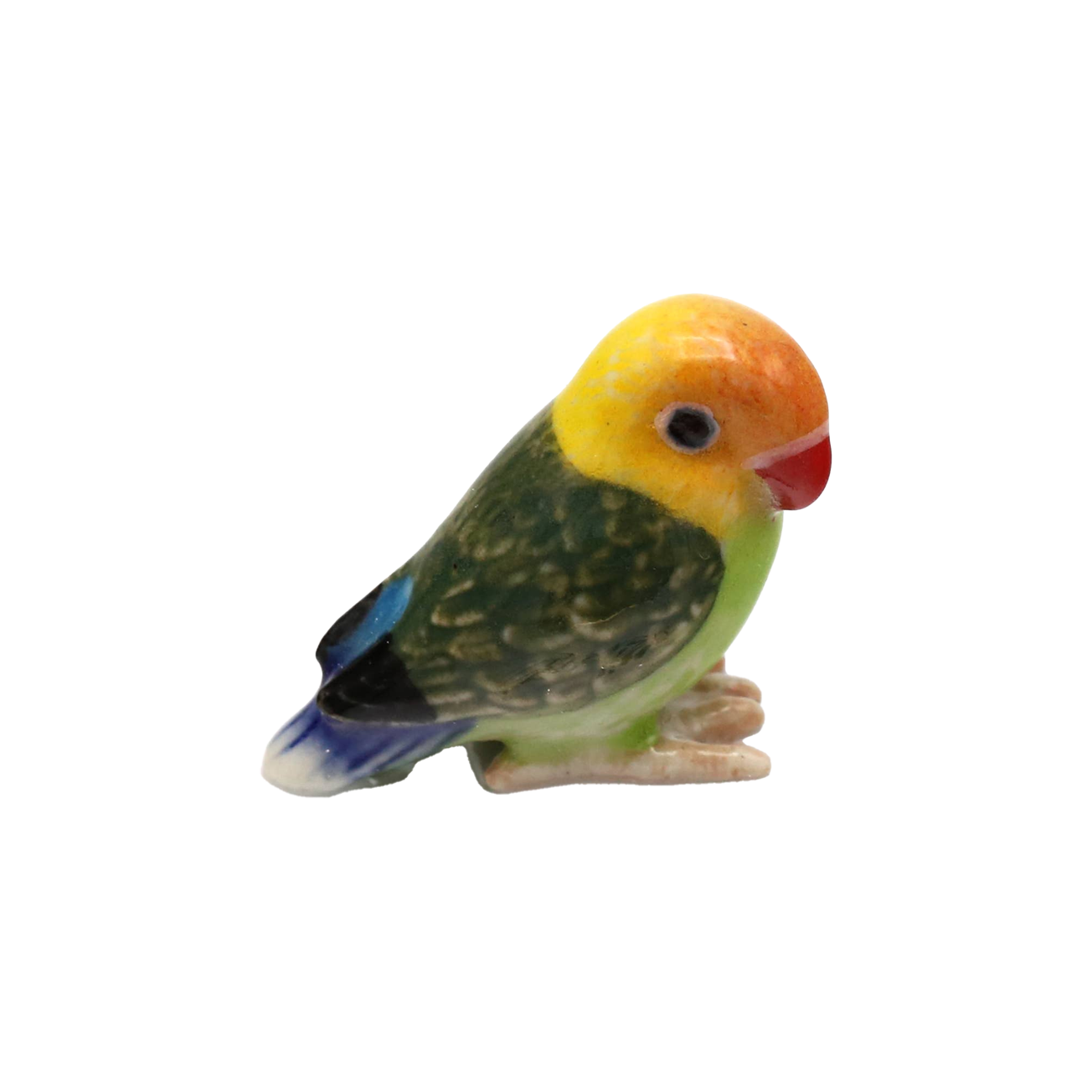 "Namibia" Lovebird Porcelain Miniature