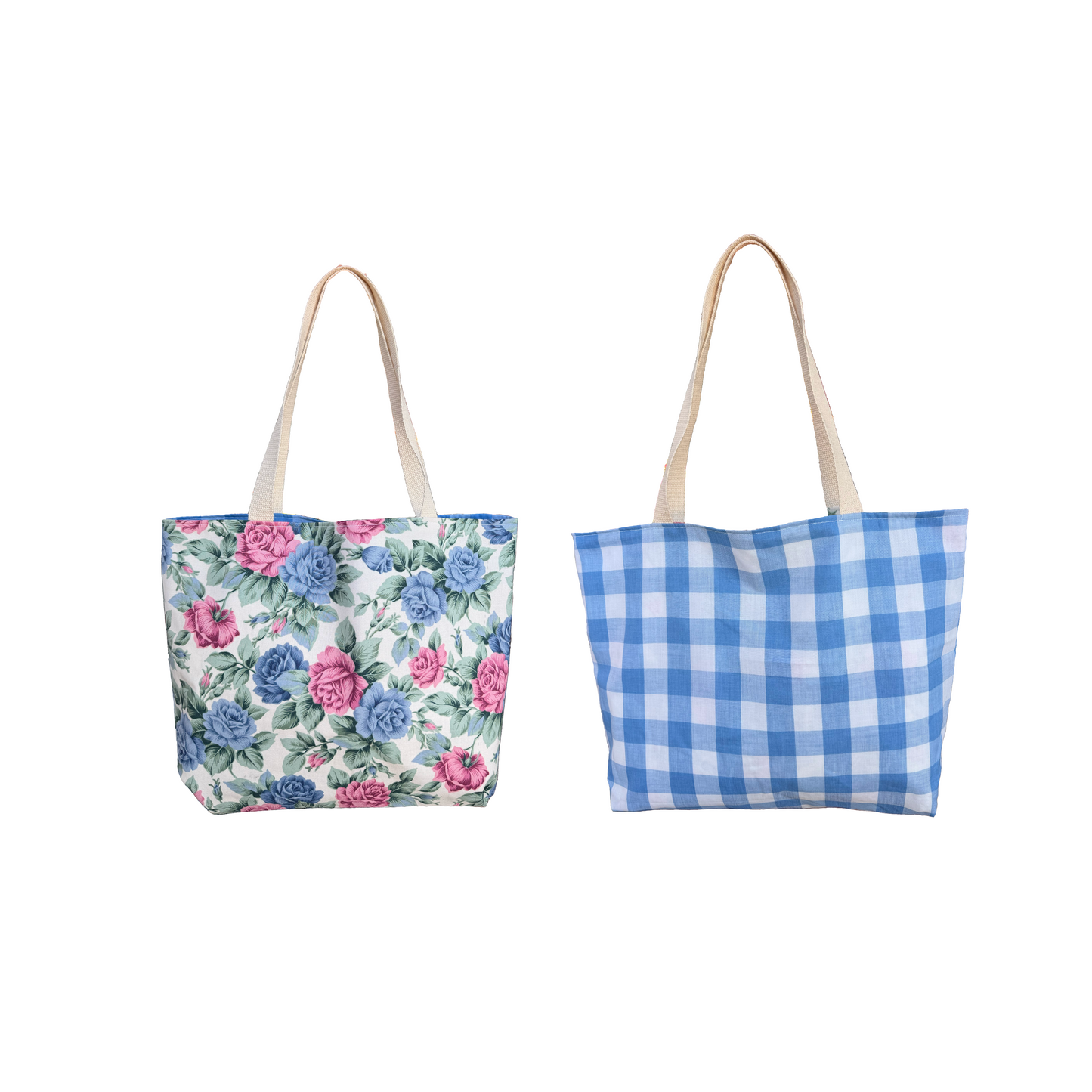 A Rosy Picnic Reversible Tote