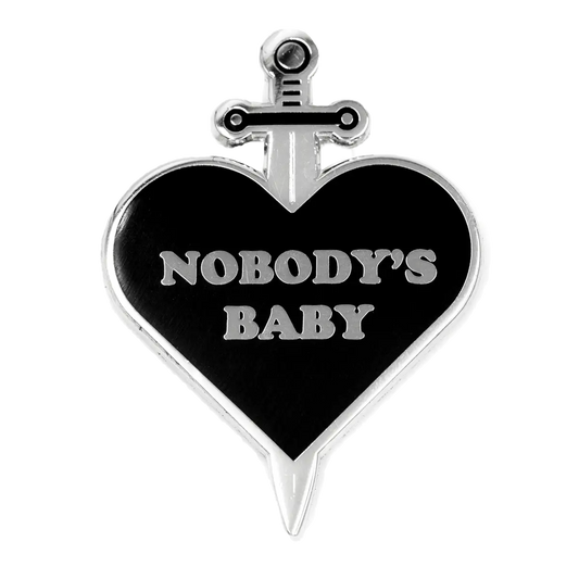 Nobody's Baby Tattoo Enamel Pin