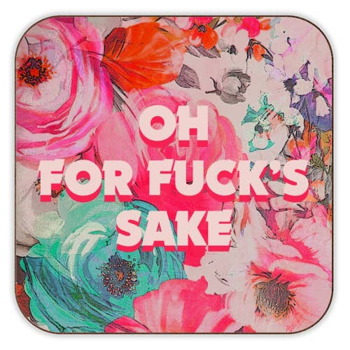 All the Swears Cork Coaster