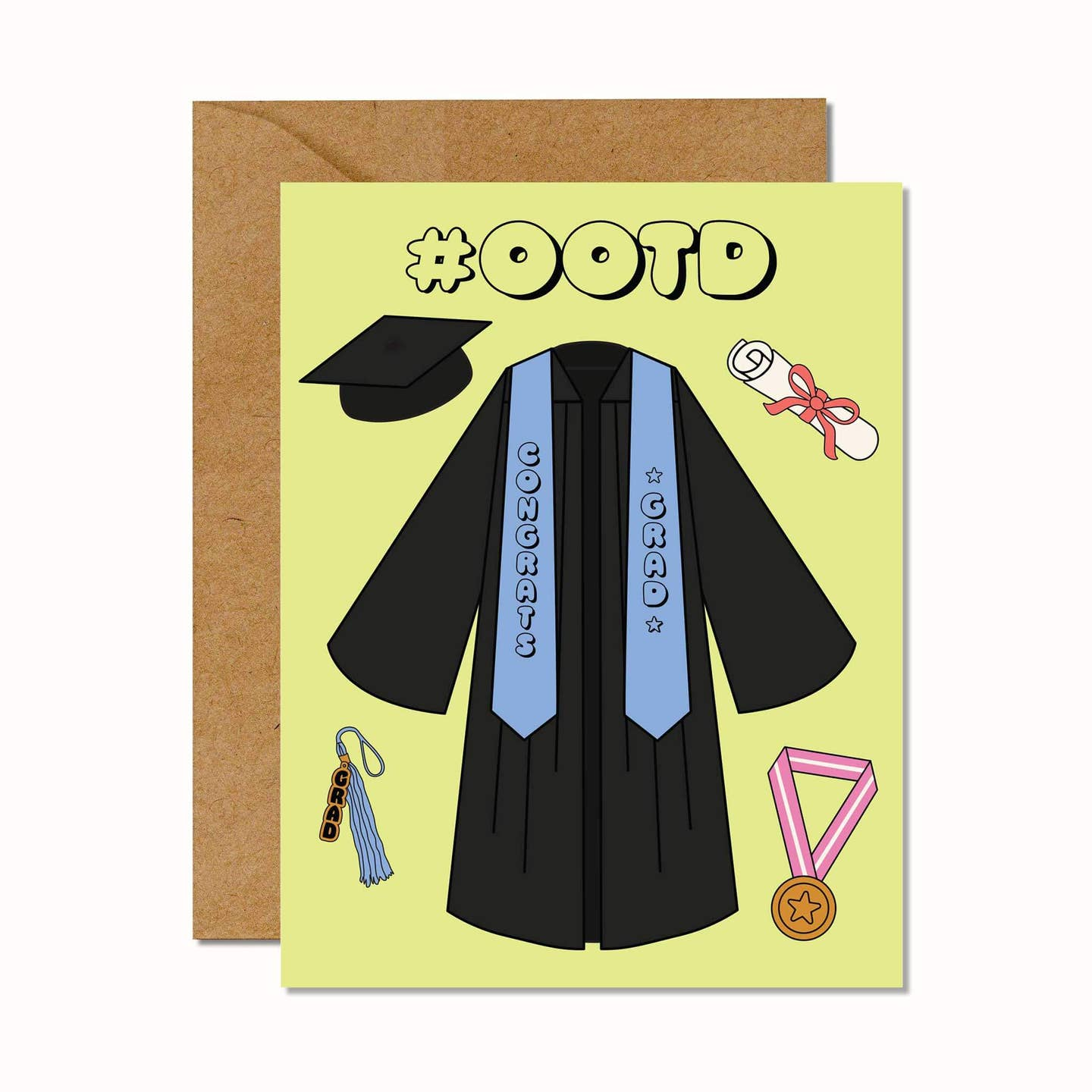 Graduation Outfit of the Day Graduation Card