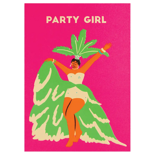 Party Girl Birthday Card