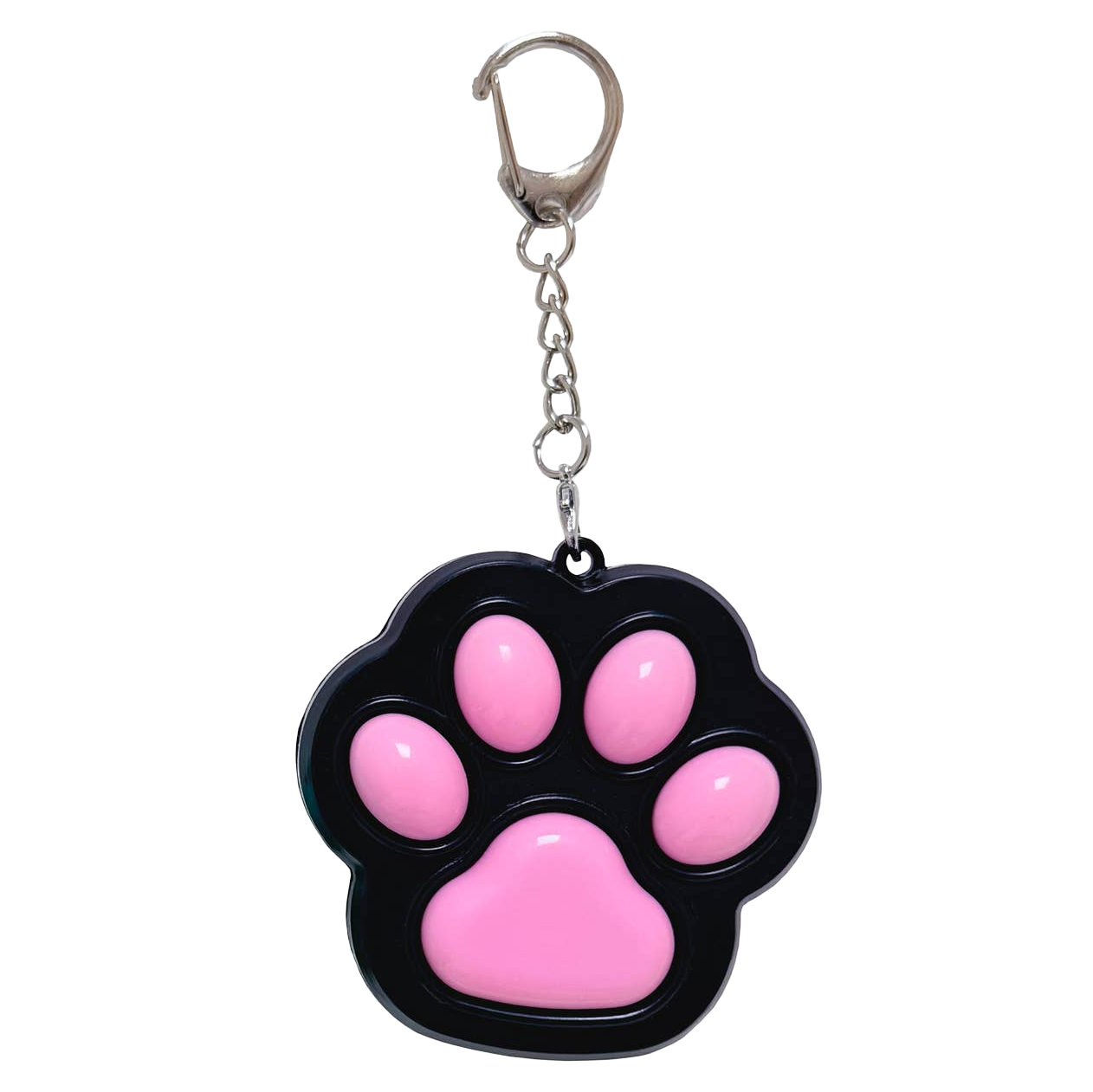 Paw Print Clickers Keychain