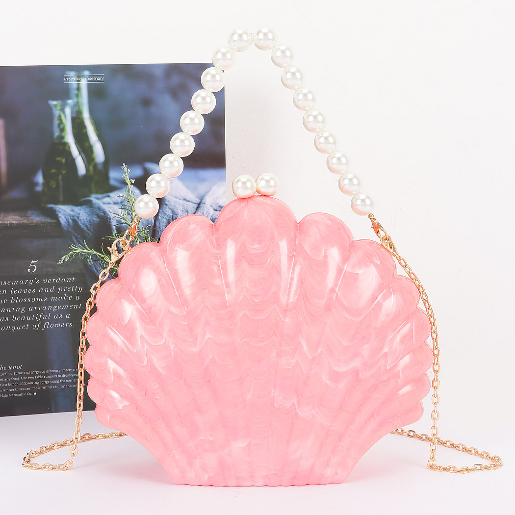 Seashells by the Seashore Acrylic Purse