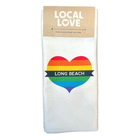 Pride Long Beach Tea Towel