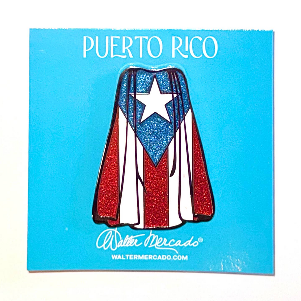 Puerto Rico Walter Mercado Enamel Pin