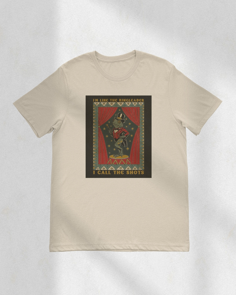 Circus Frog Ringleader Unisex Shirt
