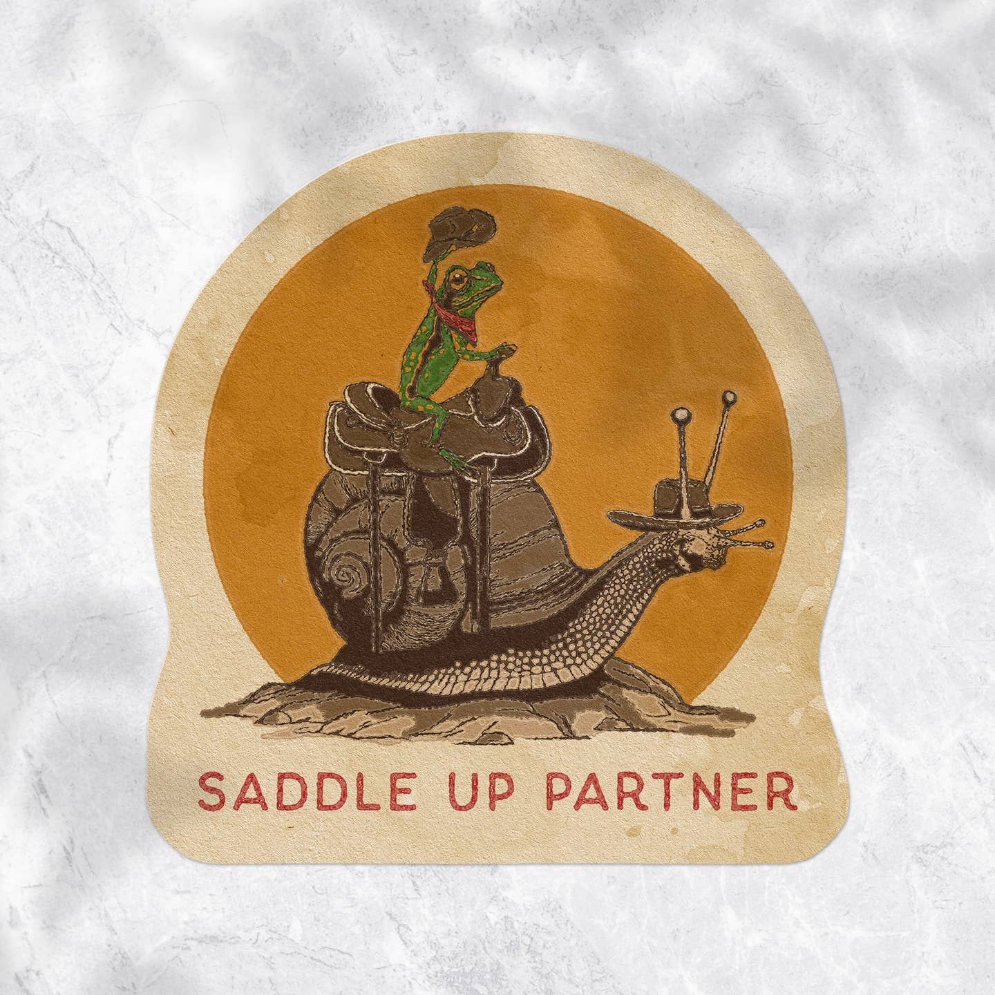 Saddle Up Partner Sticker