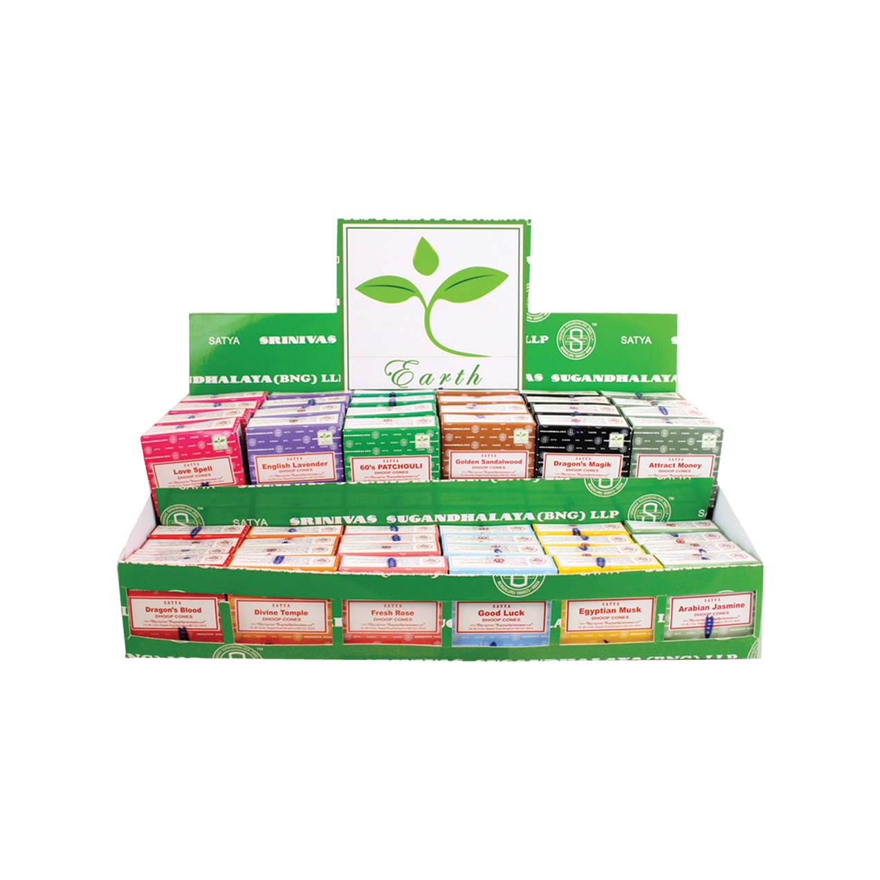 Nag Champa Assorted Cone Display