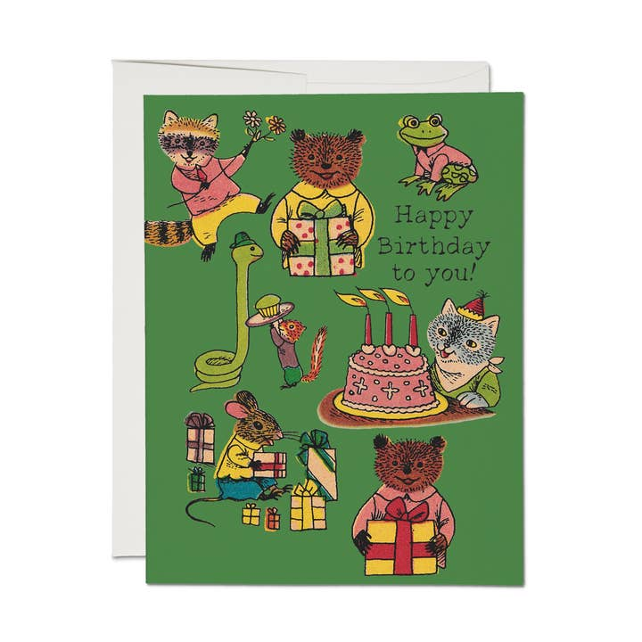 Richard Scarry Critter Wishes Birthday Card
