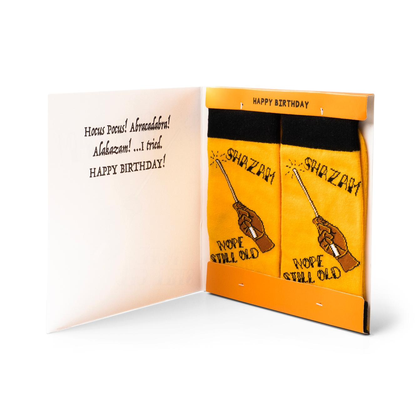 Shazam! Birthday Card And Socks