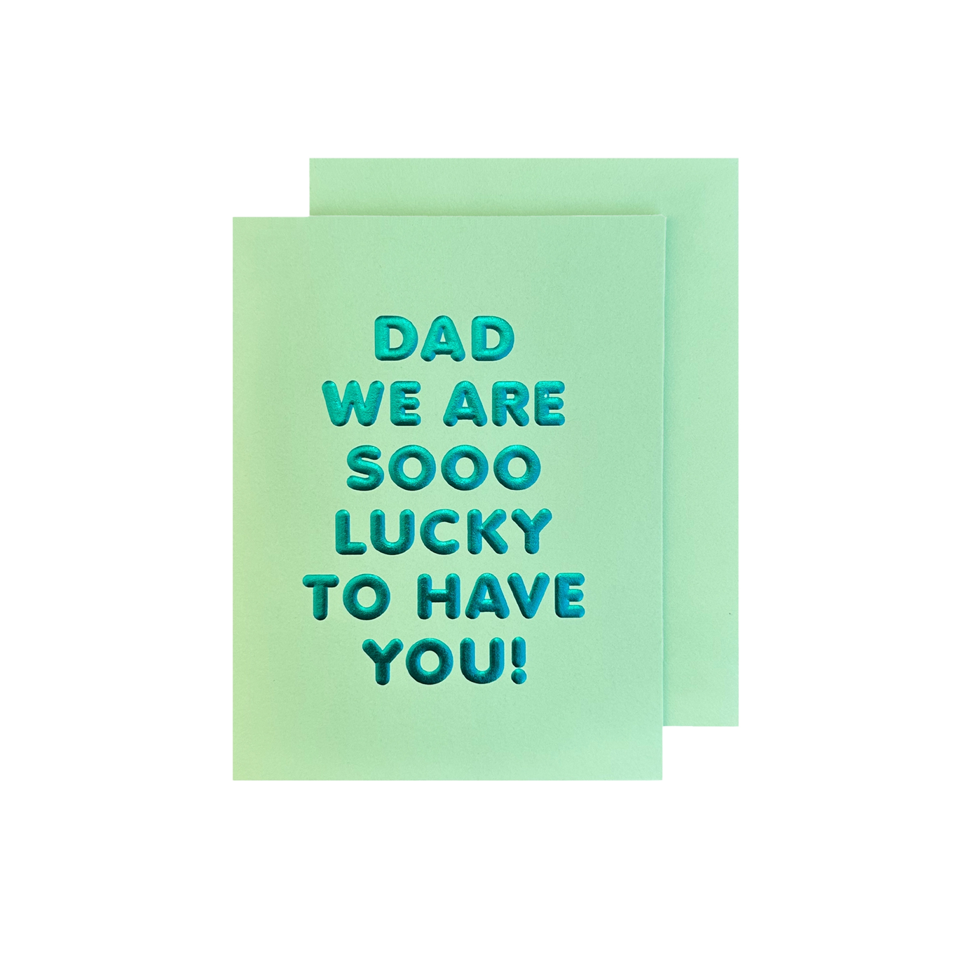 Sooo Lucky Dad Fathers Day Card