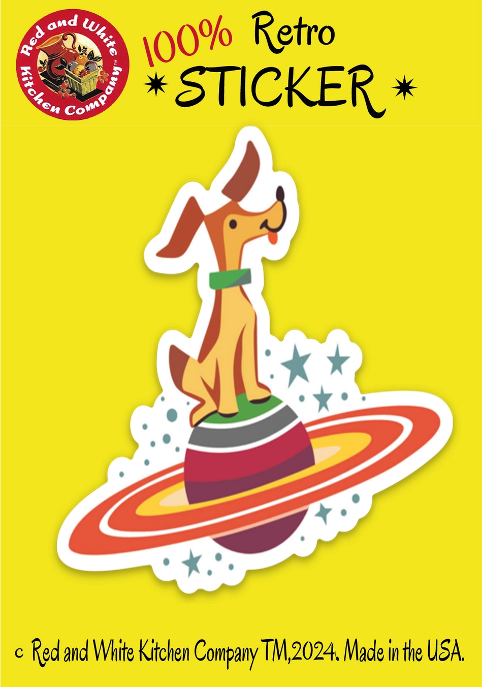 Space Dog Sticker