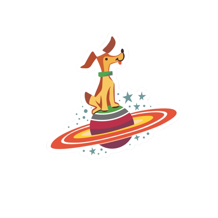 Space Dog Sticker