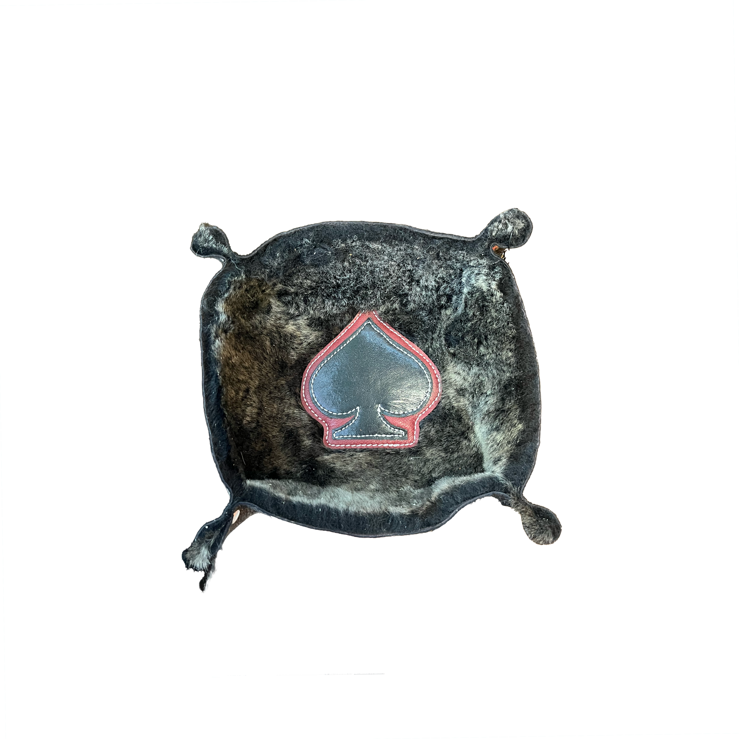 Spade Upcycled Leather Fluffy Catch-All