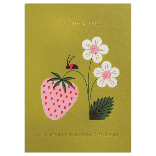 Strawberry Birthday Card