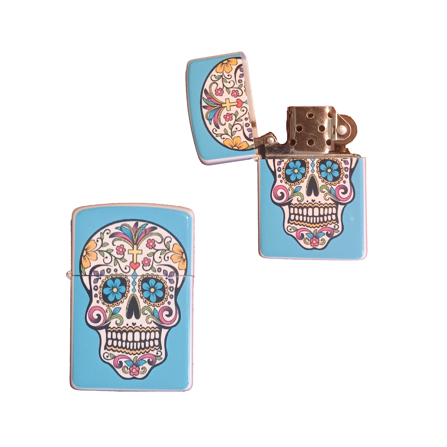 Sugar Skull Flip Lighter