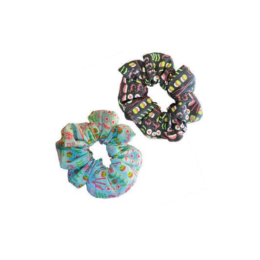 Sushi Handmade Scrunchy