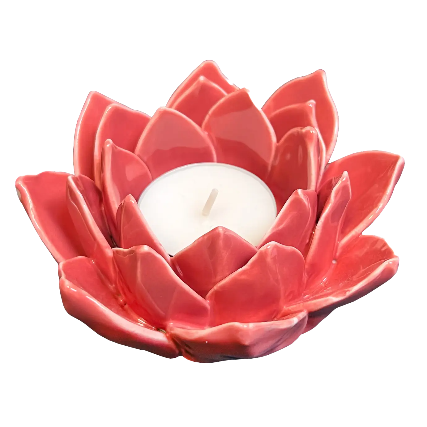 Forever Floral Ceramic Tea Light Holder