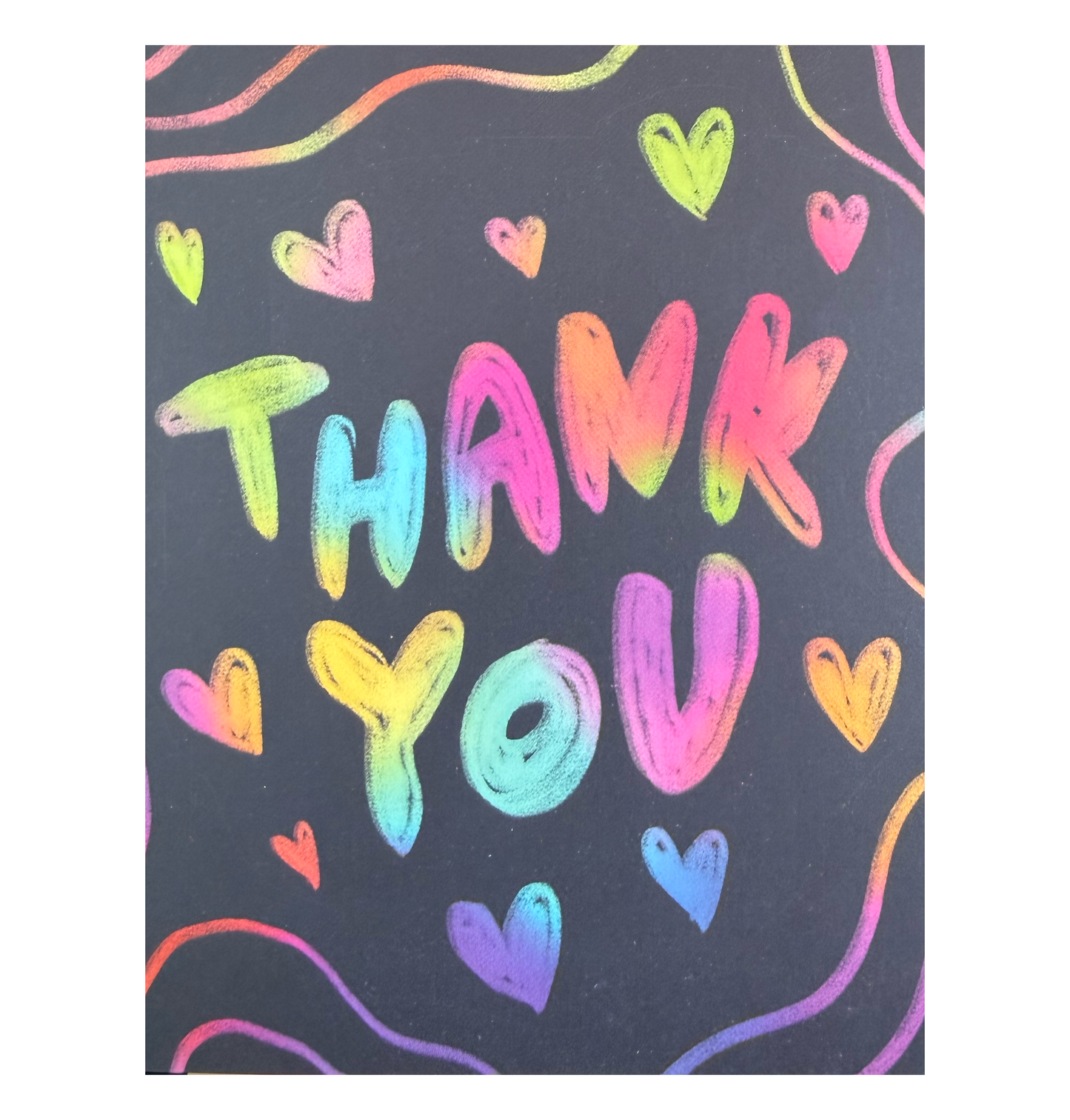 Polychromatic Thank You Card