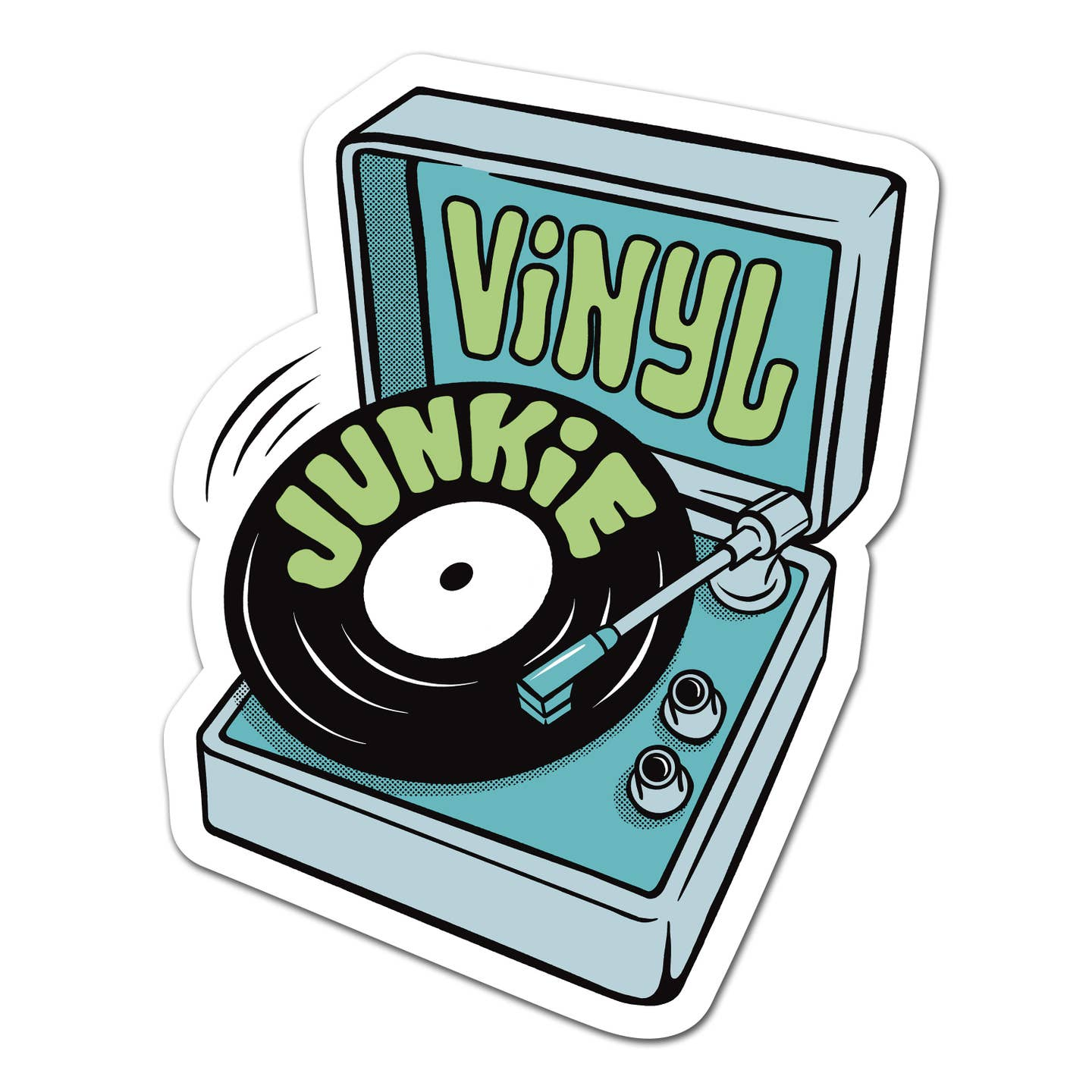 Vinyl Junkie Sticker
