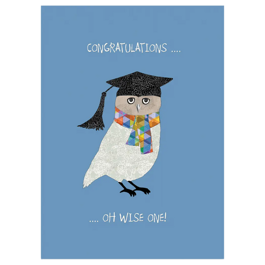 Oh Wise One Graduation Card