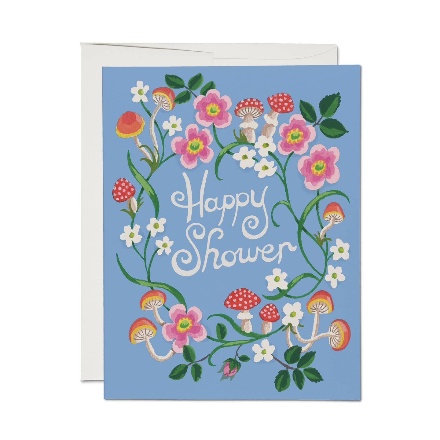 Happy Shower Woodland Wishes Greeting Card