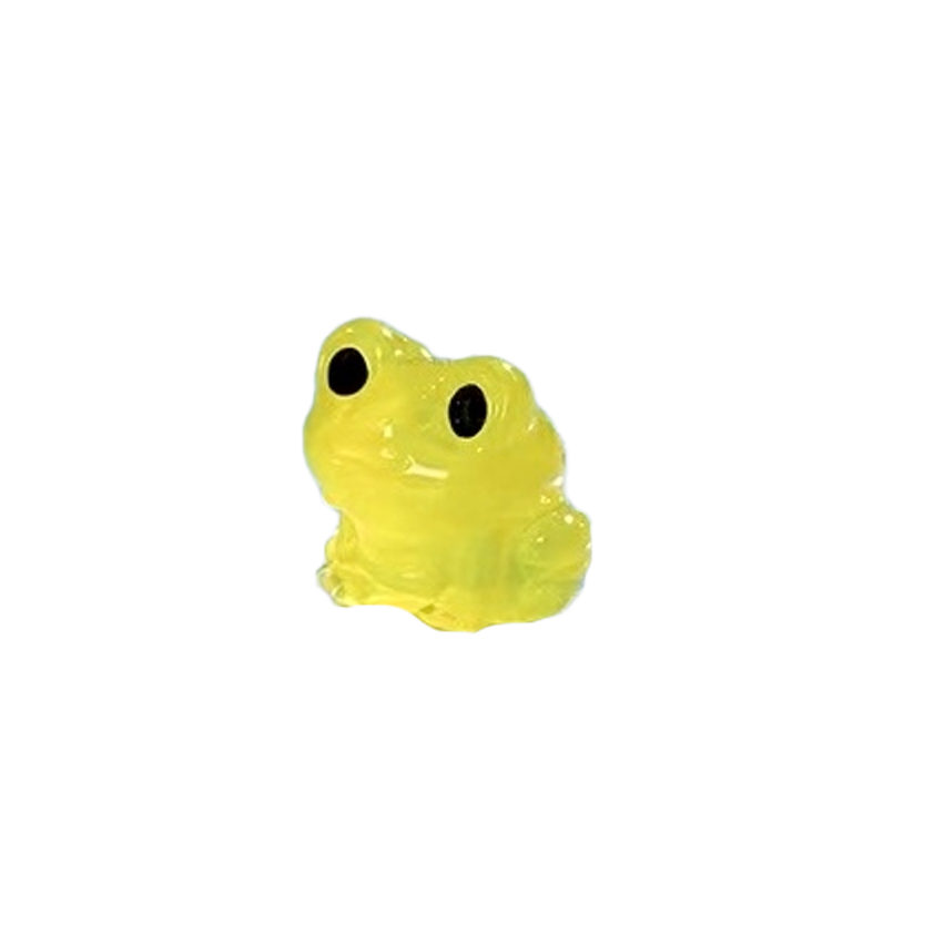 Frog Figurines Glow in the Dark